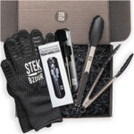 Zestaw akcesoriów do grilla na prezent 3w1