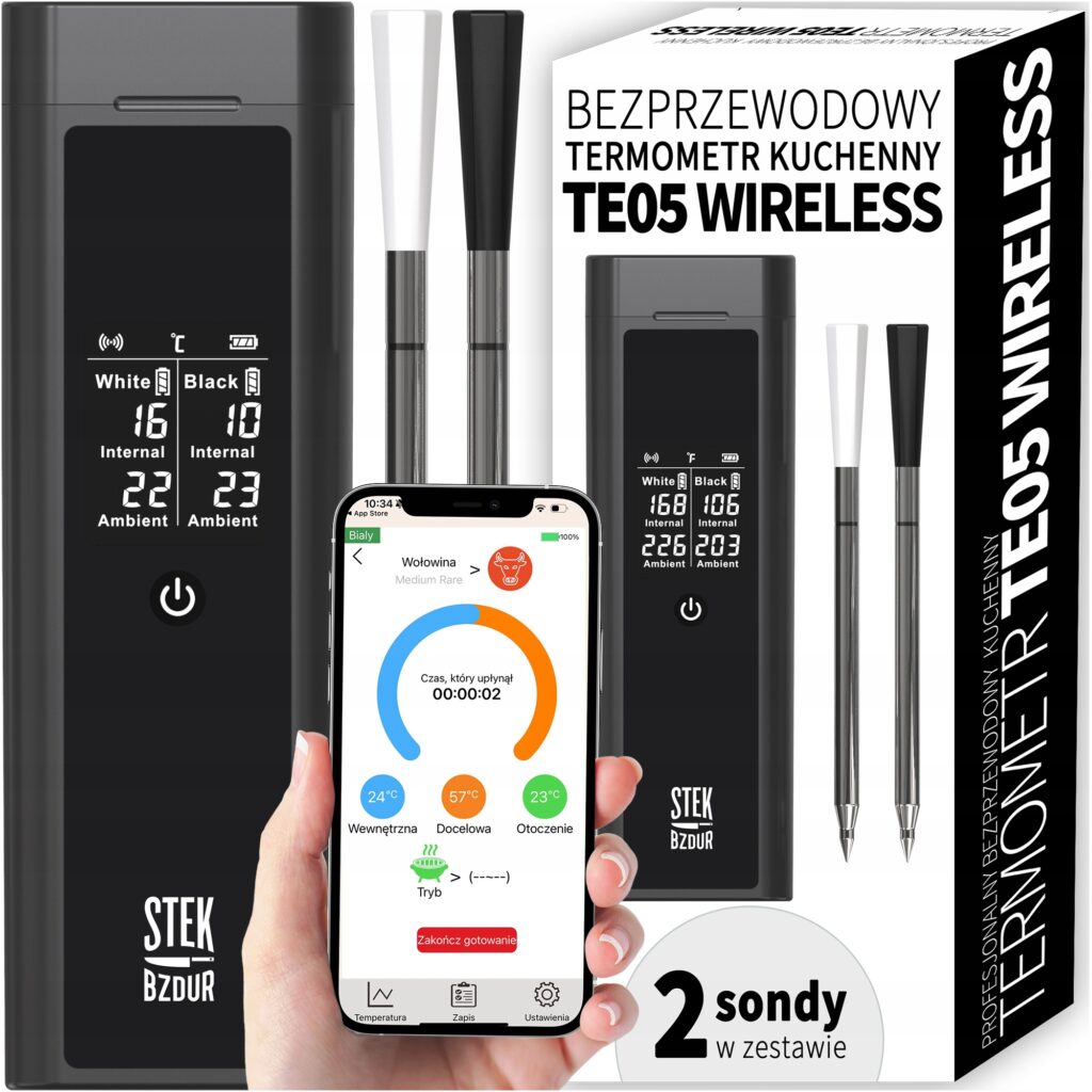 Bezprzewodowy termometr do mięsa sklep stek bzdur