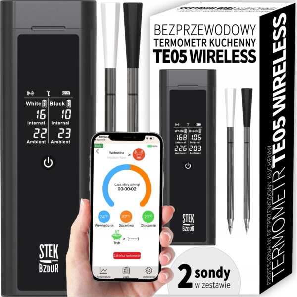 Bezprzewodowy termometr do mięsa sklep stek bzdur