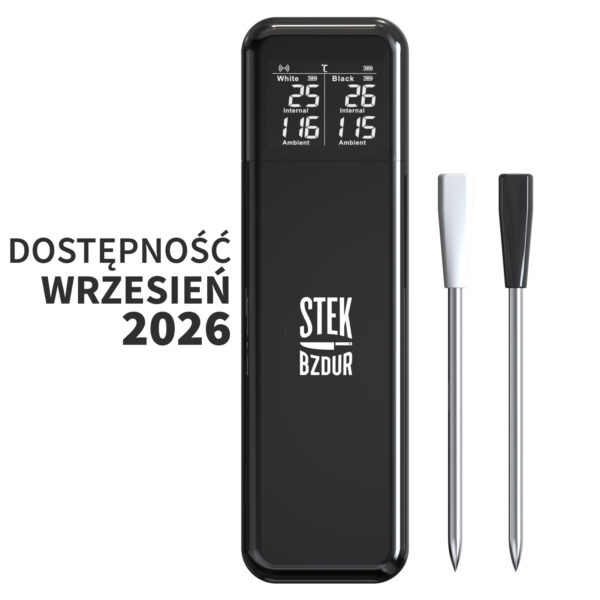2x Bezprzewodowy Termometr Kuchenny Cyfrowy do Mięsa Steków STEK BZDUR LCD BT