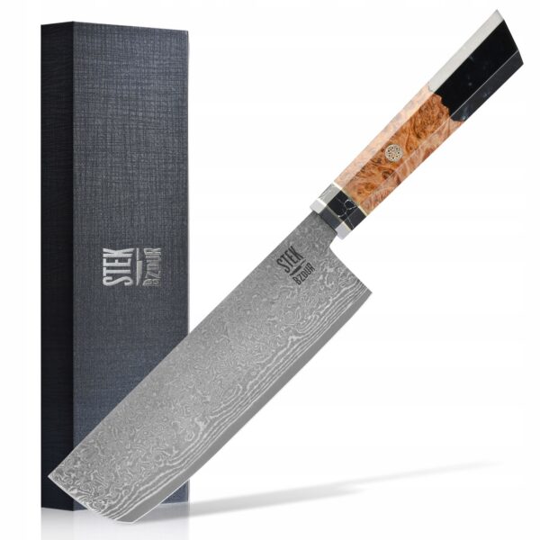 Nóż NAKIRI CLOVE stal damasceńska